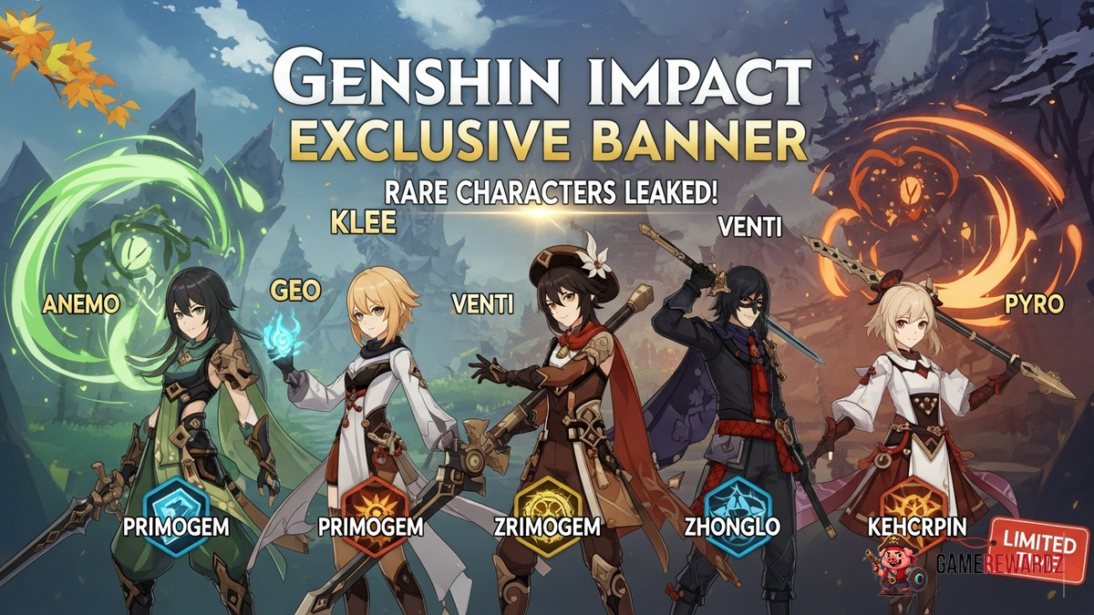 Genshin Impact Exclusive Banner – Rare Characters Leaked!